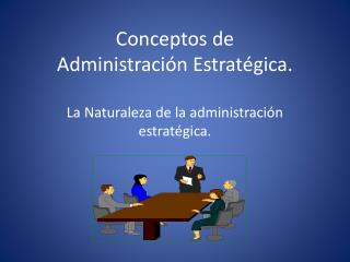 Conceptos de Administración Estratégica. La Naturaleza de la administración estratégica.
