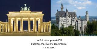 Les Duits voor groep 8 CVS Docente : Anne-Kathrin Langenkamp 3 Juni 2014