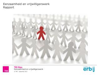 Eenzaamheid en vrijwilligerswerk Rapport