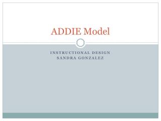 ADDIE Model