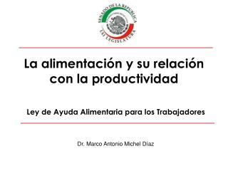 La alimentación y su relación con la productividad
