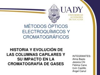 MÉTODOS ÓPTICOS ELECTROQUÍMICOS Y CROMATOGRÁFICOS