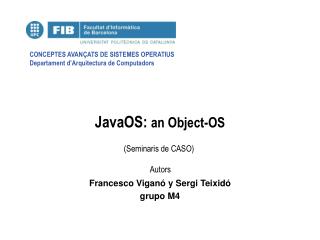 JavaOS: an Object-OS