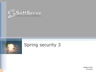 Spring security 3