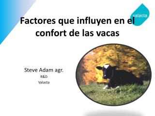 Factores que influyen en el confort de las vacas