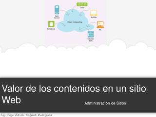 Valor de los contenidos en un sitio Web