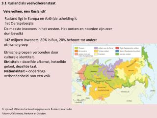 3.1 Rusland als veelvolkerenstaat