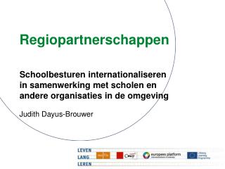 Regiopartnerschappen