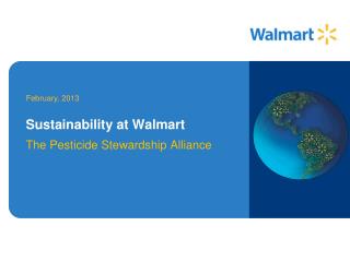 Sustainability at Walmart