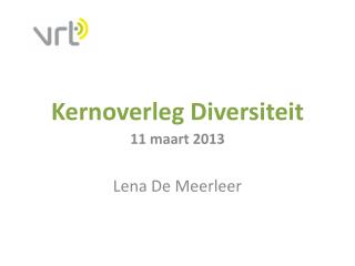 Kernoverleg Diversiteit