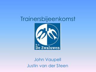 Trainersbijeenkomst