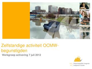 Zelfstandige activiteit OCMW-begunstigden