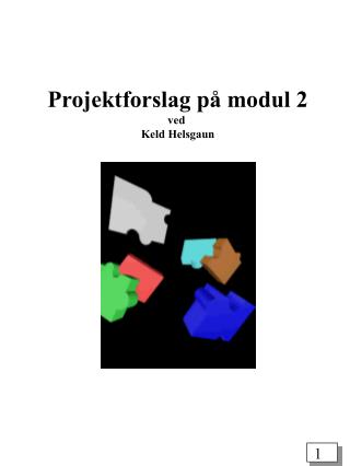 Projektforslag på modul 2 ved Keld Helsgaun