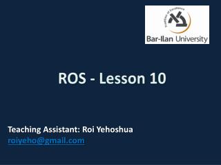 ROS - Lesson 10