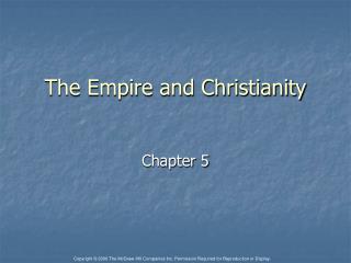 The Empire and Christianity