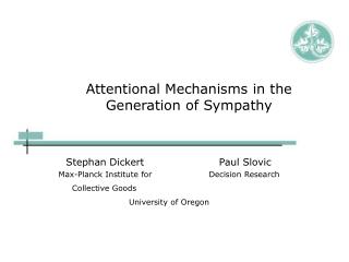 Attentional Mechanisms in the Generation of Sympathy