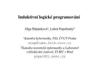 Induktivní logické programování