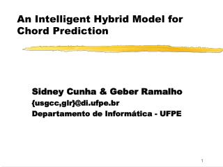 An Intelligent Hybrid Model for Chord Prediction