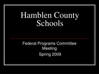 Hamblen County Schools