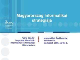 Magyarország informatikai stratégiája