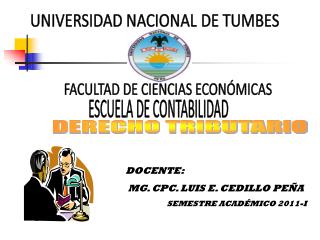 UNIVERSIDAD NACIONAL DE TUMBES