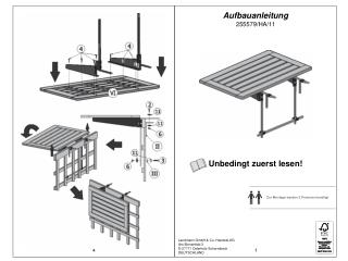 Aufbauanleitung 255579/HA/11