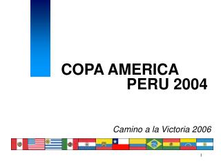 COPA AMERICA 		 PERU 2004