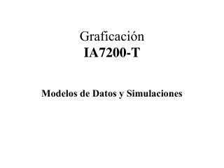 Graficaci ón IA7200-T