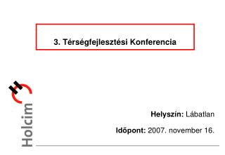 3. Térségfejlesztési Konferencia