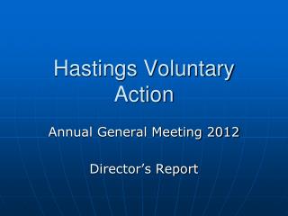 Hastings Voluntary Action