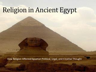 Religion in Ancient Egypt