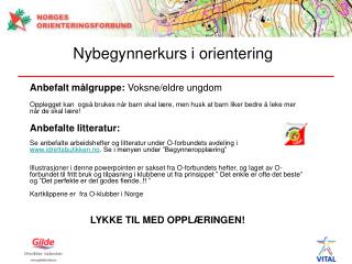 Nybegynnerkurs i orientering