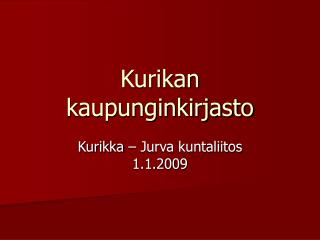Kurikan kaupunginkirjasto