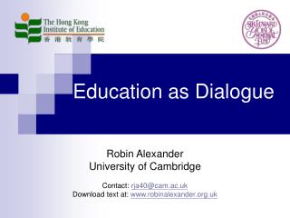 Education as Dialogue