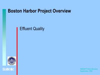 Boston Harbor Project Overview