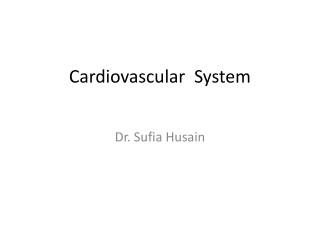 Cardiovascular System