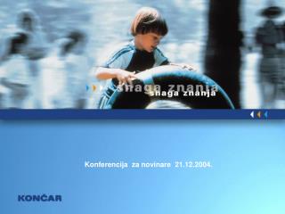Konferencija za novinare 21.12.2004.
