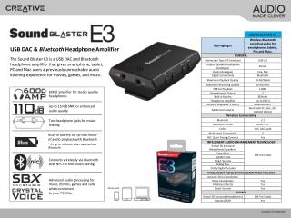 USB DAC &amp; Bluetooth Headphone Amplifier