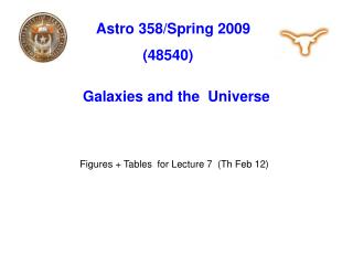 Astro 358/Spring 2009 (48540)