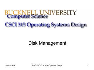 Disk Management