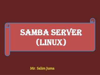 Samba Server (Linux)