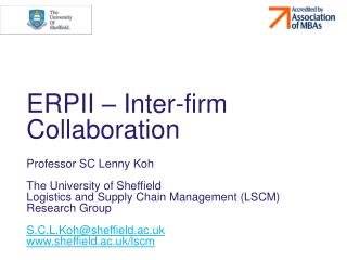 ERPII – Inter-firm Collaboration