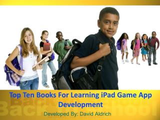 Top Ten Books for Learning iPad Game App Development