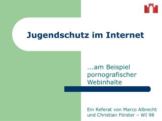 Jugendschutz im Internet