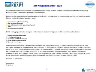 KTI: Haugaland Kraft – 2014