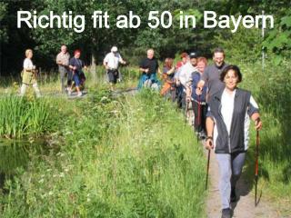 Richtig fit ab 50 in Bayern