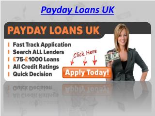 Payday Loans UK