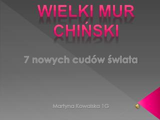 Wielki Mur Chiński