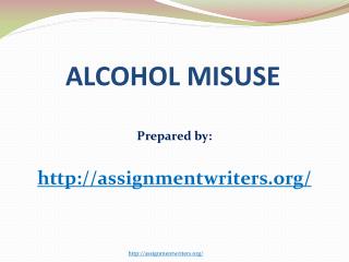 Alcohol Misuse