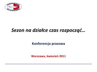 Sezon na działce czas rozpocząć…